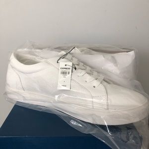 Express Shoes, White, 10.5 Mens